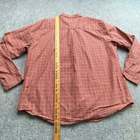 Woolrich Shirt Mens XL Red Tartan Plaid Original Outdoor Wear‎ Button-Down Hike - Picture 13 of 16